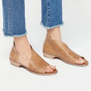 Free People Mont Blanc Open Toe Cut Out Bootie 38